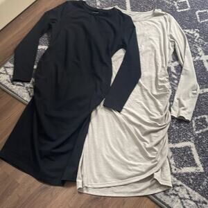 Bundle of two maternity size S/M expandable  woman dresses